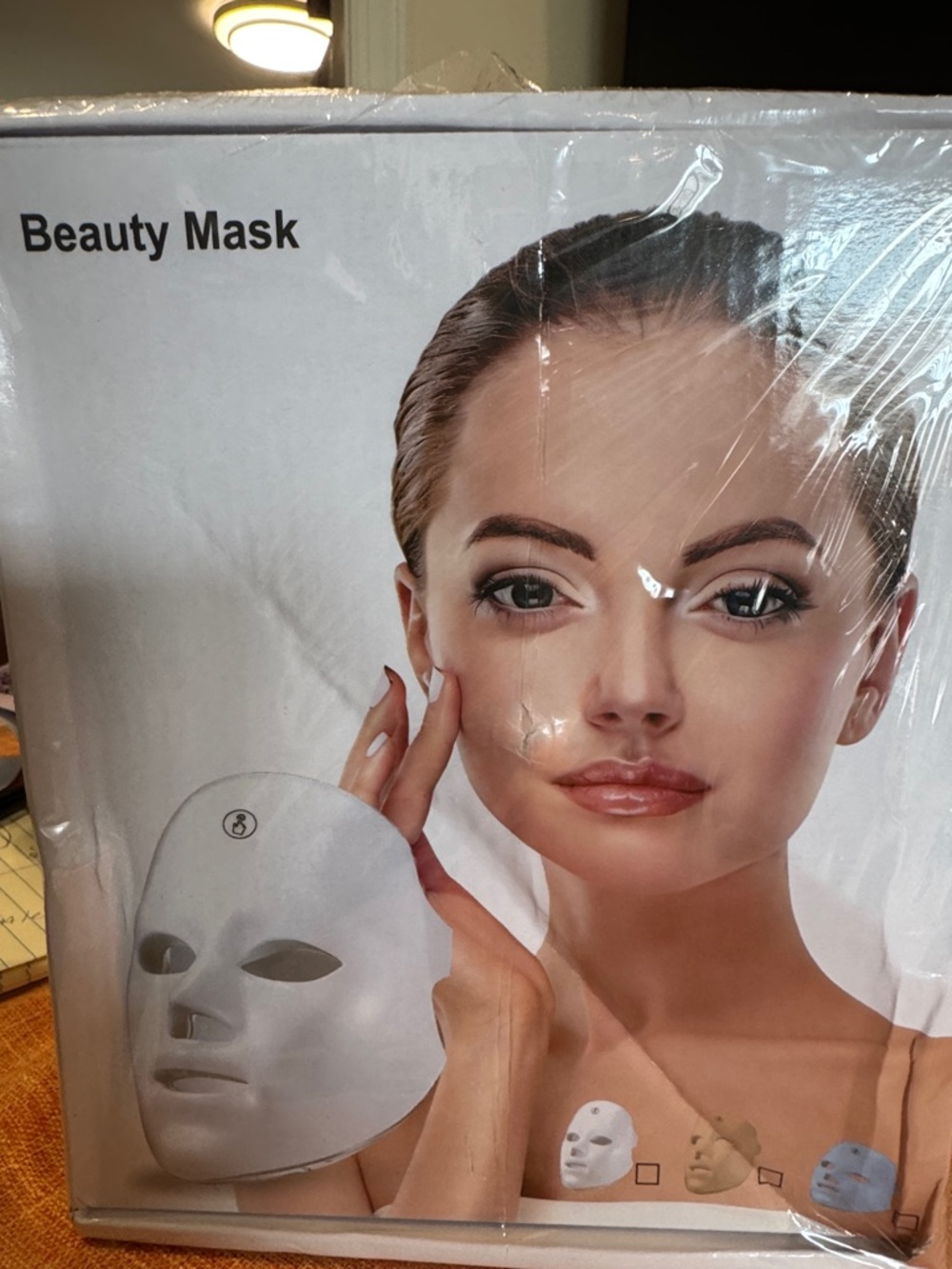 Beauty Mask LED Facial Mask - White retail $89